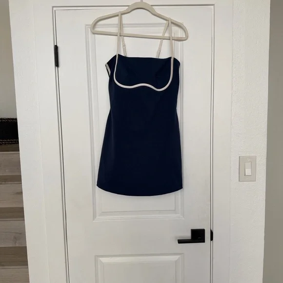 Alo Streamlined Navy Tennis Dress - Picture 2 of 6